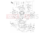 KAWASAKI KX85 (KX85CRFNN) (Europe) 01 Cylinder Head/Cylinder