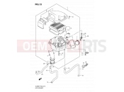 13 - AIR CLEANER - Suzuki DL650 K8 (2008) V-Strom (E02,E19,E24,E37)