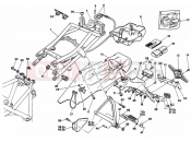 DUCATI 1995 Superbike 916 REAR FRAME DM003097&GT; » FRAME
