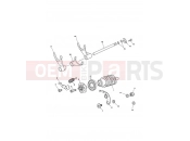 Triumph 2013 SPRINT GT Gear Selector Drum > Eng No 563846