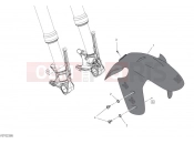 DUCATI Multistrada V4 Pikes Peak Front Mudguard