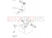 46B - HANDLE LEVER (MODEL K9/L0) - Suzuki DL650 K9 (2009) V-Strom (E02,E19,E24,E37)