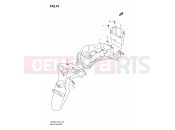 47 - REAR FENDER - Suzuki DL650 K9 (2009) V-Strom (E02,E19,E24,E37)