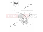KAWASAKI Z650RS (ER650MPFAN) 39 Front Hub