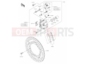 KAWASAKI Z650RS (ER650MPFAN) 44 Front Brake