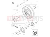 KAWASAKI Z650 (ER650NPFAN) 40 Rear Hub