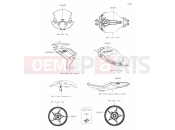 KAWASAKI NINJA 650 (EX650PPFNN) 61 Decals(Gray)