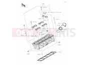 KAWASAKI VERSYS 1000 (KLZ1000CPSNN) 01 Cylinder Head