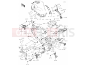 KAWASAKI Z900 70kW (ZR900PPFNN) 30 Frame Fittings