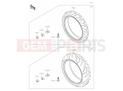 KAWASAKI ZZR1400 (ZX1400JPFNN) 38 Tires
