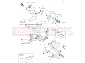 KAWASAKI ZZR1400 (ZX1400JPFNN) 54 Side Covers/Chain Cover
