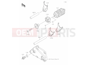 KAWASAKI Z125 (BR125LNFNN) 11 Gear Change Drum/Shift Fork(s)