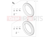 KAWASAKI Z125 (BR125LNFNN) 34 Tires