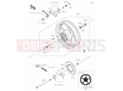 KAWASAKI Z125 (BR125LNFNN) 36 Rear Hub