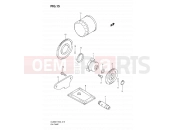 SUZUKI DL650A K7 (2007) V-Strom (E02,E19,E24) 15 - OIL PUMP