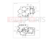 KAWASAKI W800 (EJ800ENFNB) 15 Crankcase Bolt Pattern