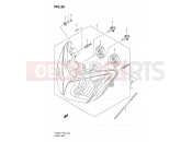 SUZUKI DL650A K7 (2007) V-Strom (E02,E19,E24) 30 - HEADLAMP (E02/E19/P37)