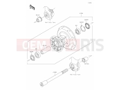 KAWASAKI W800 (EJ800ENFNB) 36 Front Hub