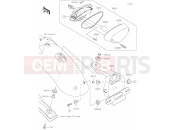 KAWASAKI W800 (EJ800ENFNB) 52 Taillight(s)
