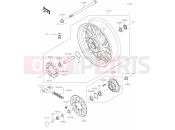 KAWASAKI Z650RS 50th (ER650MNACB) 40 Rear Hub