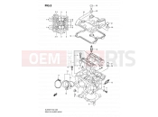 SUZUKI DL650A K9 (2009) V-Strom (E02,E19,E24,E37) 3 - REAR CYLINDER HEAD