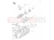 KAWASAKI NINJA 400 (EX400GNFNN) 12 Gear Change Drum/Shift Fork(s)