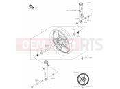 KAWASAKI NINJA 400 (EX400GNFNN) 39 Front Hub