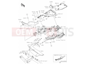 KAWASAKI NINJA 400 (EX400GNFNN) 53 Side Covers/Chain Cover