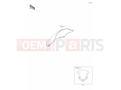 KAWASAKI NINJA 400 (EX400GNFNN) 69 Accessory(Windshield)