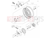 KAWASAKI Z900RS (ZR900KNFBN) 39 Rear Hub