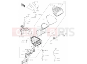 KAWASAKI Z900RS (ZR900KNSBB) 04 Air Cleaner