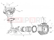 DUCATI 1994 Supersport 400 SS CYLINDER - PISTON » ENGINE CASE