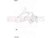 SUZUKI DL650A L2 (2012) V-Strom (E21) 43 - FRONT FENDER