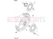 SUZUKI DL650A L2 (2012) V-Strom (E21) 54 - FRONT WHEEL