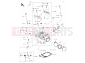 KAWASAKI KLX450R (KLX450AMFNN) (Europe) 01 Cylinder Head