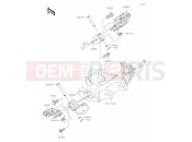 KAWASAKI KLX450R (KLX450AMFNN) (Europe) 30 Footrests