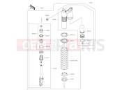 KAWASAKI KLX450R (KLX450AMFNN) (Europe) 37 Shock Absorber(s)