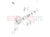 KAWASAKI KX250 (KX252BLF) (Europe) 12 Gear Change Drum/Shift Fork(s)