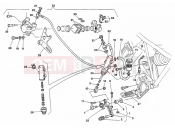 DUCATI 1994 Supersport 600 SS REAR BRAKE SYSTEM » BRAKING SYSTEM