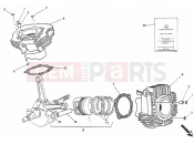 DUCATI 1994 Supersport 600 SS CYLINDER - PISTON » ENGINE CASE