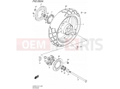 SUZUKI DL650AUE L5 (2015) V-Strom (E21) 550A - REAR WHEEL