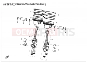 CRANKSHAFT @^CONNECTING ROD(1) - E04-1 - CFMOTO 450 SR S (CF400-9F [EU5] ) 2025