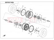CFMOTO CFORCE 1000 (CF1000ATR-2A) FRONT WHEEL - F07