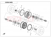 CFMOTO CFORCE 1000 (CF1000ATR-2A) REAR WHEE - F11