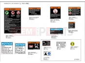 CFMOTO CFORCE 1000 (CF1000ATR-2A) DECAL WARNING(Turkey) - F19-2-B