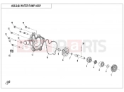 CFMOTO CFORCE 1000 (CF1000ATR-2A) WATER PUMP ASSY - E08