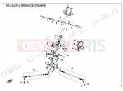 CFMOTO CFORCE 1000 (CF1000AU) STEERING SYSTEM(EPS) - F10-2-B-V2