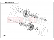 CFMOTO 2025 ATV CFORCE 1000 (CF1000AU-2) FRONT WHEEL - F07-A