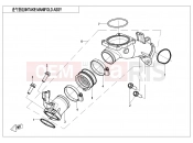 CFMOTO 2025 ATV CFORCE 1000 (CF1000AU-2) INTAKE MANIFOLD ASSY(WITHOUT FUEL DESORPTION PORT) - E02-5-A-V2