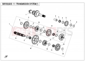 CFMOTO 2025 ATV CFORCE 1000 (CF1000AU-2) TRANSMISSION SYSTEM(1) - E06-1